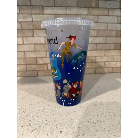 Peter Pan handmade Starbucks tumbler - Picture 3 of 5